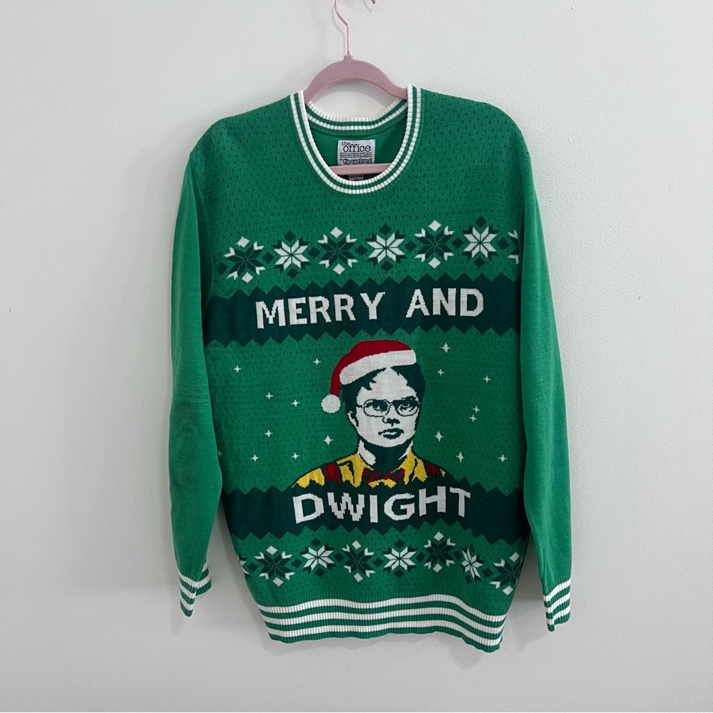 The Office Christmas Sweater “Merry and Dwight”